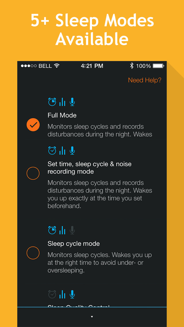 Smart Alarm Clock: sleep cycles & night sounds recording screenshot 3