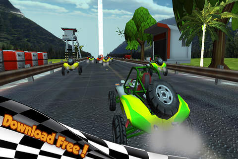''3D Drag Racing Buggy & Go Kart Car - náhled