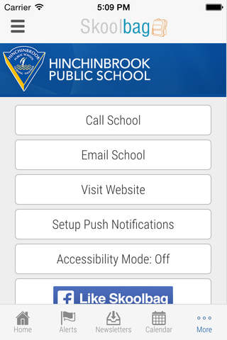 Hinchinbrook Public School - Skoolbag - náhled