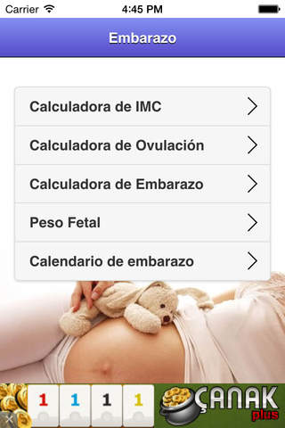 Calculadoras de embarazo - náhled