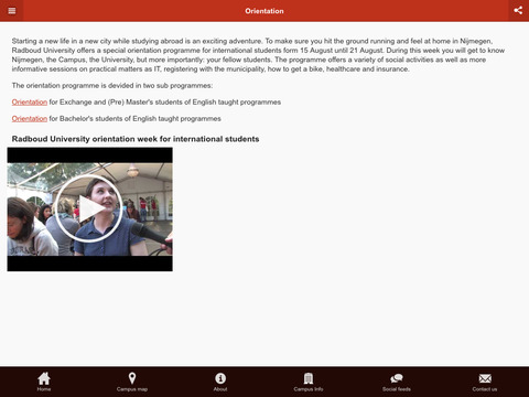 Radboud University Internationals - náhled