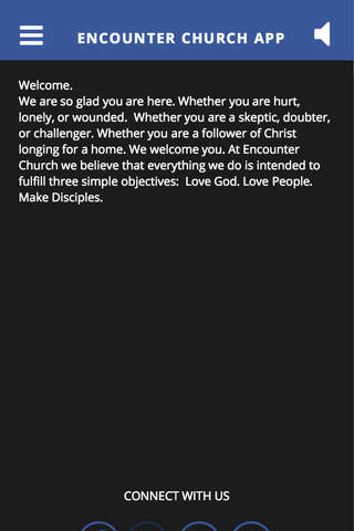 Encounter Church App - náhled