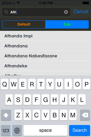 Zulu Dictionary - náhled