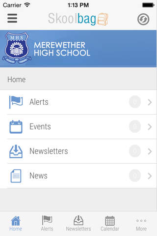 Merewether High School - Skoolbag - náhled
