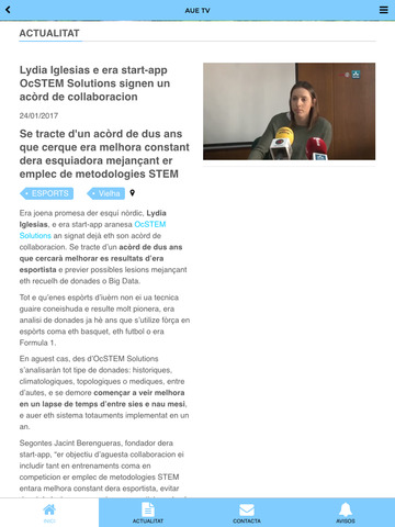 Aué TV - náhled