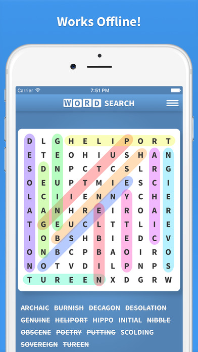 App Shopper: Word Search Puzzles · Free (Games)