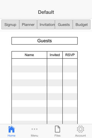 Food Party Planner - náhled