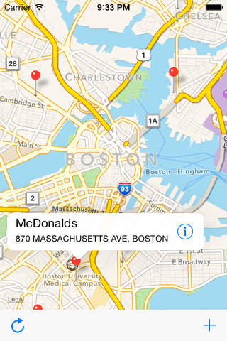 DriveThru Finder - náhled