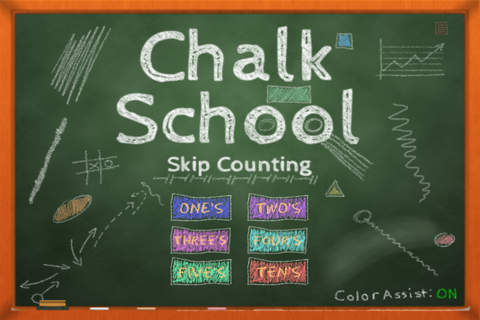 Chalk School: Skip Counting - Number Order - náhled