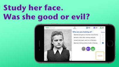 Faces Game: Guess who's evil, smart, crazy, fun... screenshot 1