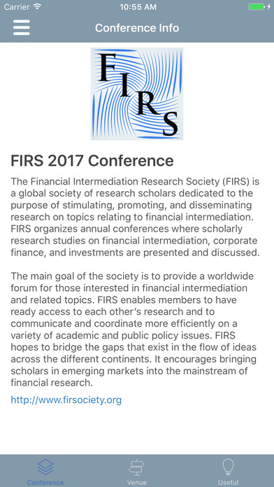 FIRS 2017 Conference screenshot 1