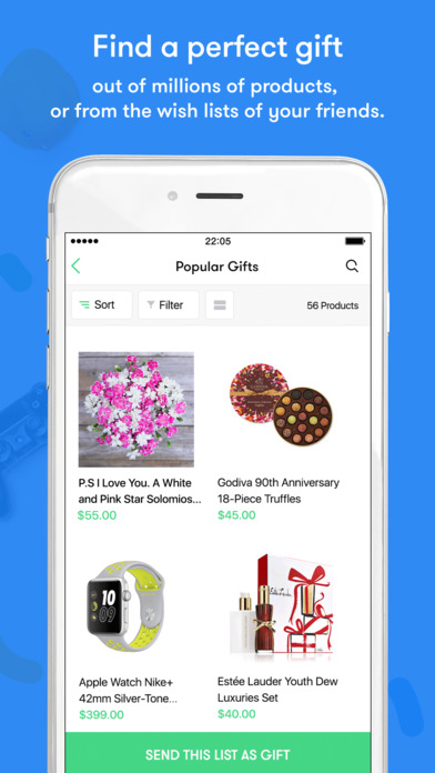 GiftsApp: Send Gifts & Flowers via Social Apps screenshot