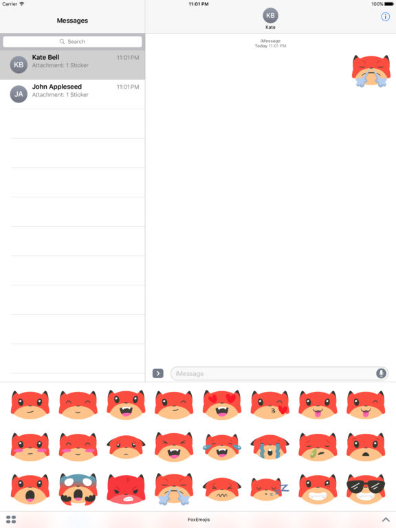 Fox Emojis screenshot 9
