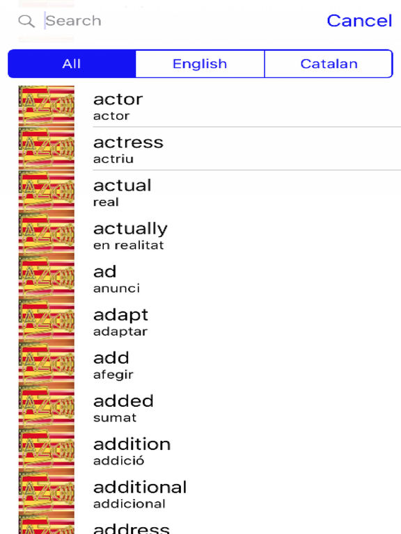 Catalan Dictionary GoldEdition screenshot 7