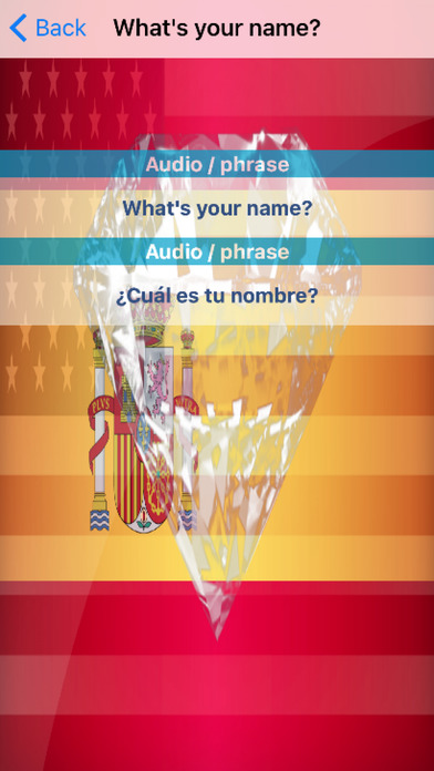 Spanish Phrases Diamond 4K Edition screenshot 3