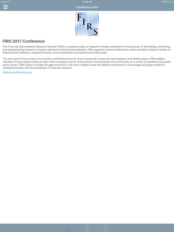 FIRS 2017 Conference screenshot 6