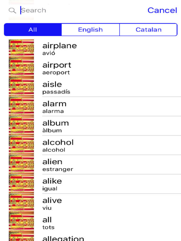 Catalan Dictionary GoldEdition screenshot 9