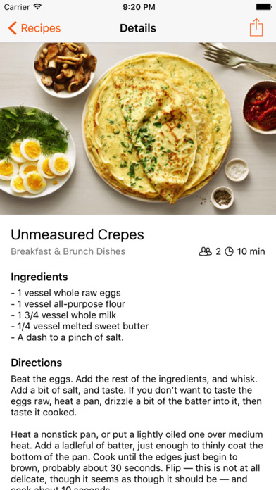 Cookbook - Recipes manager screenshot 2