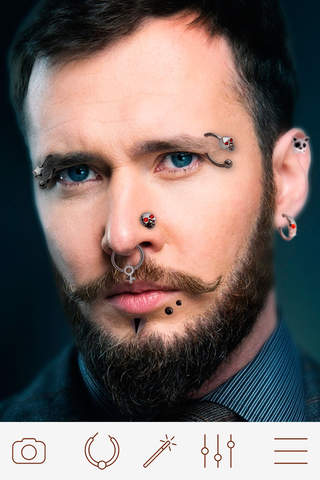 Piercings Photo Booth - Body Piercing Photo Effect - náhled