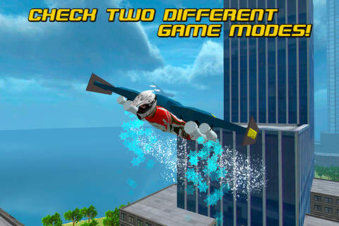 Flying Man: Skydiving Air Race 3D - náhled