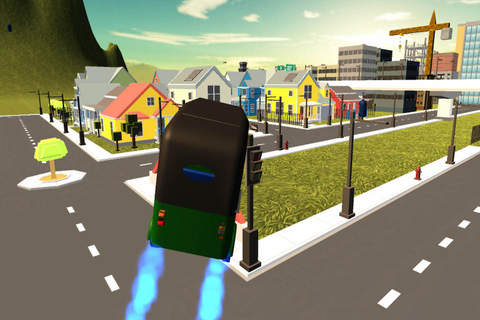 Flying Tuk Tuk Auto Rickshaw Simulator 3D - náhled