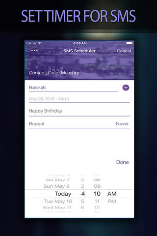 Schedule My Message - Auto Sms Sender Any Time - náhled