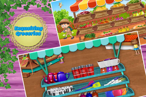 Village Supermarket Shopping Girl – Cash Register  - náhled