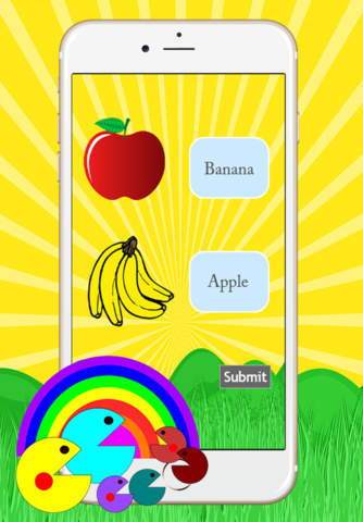 Learning Fruits Flashcards Matching Games Toddler - náhled