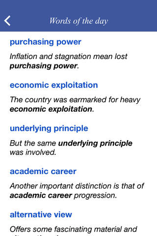 Academic collocation list - náhled