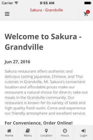 Sakura - Grandville Online Ordering - náhled