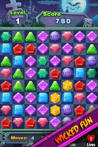 Zombie Jewels - Match3 Jewel Star - náhled