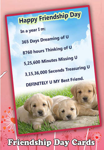 Happy Friendship Day - Free Greetings And Cards - náhled