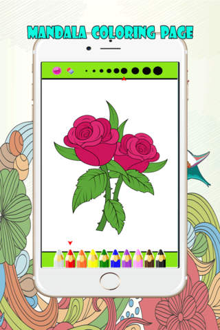 Mandalas and Florist Coloring Book For Adult : Bes - náhled