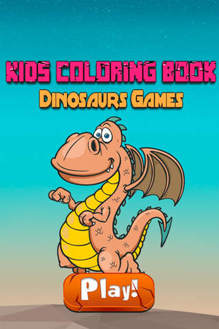 Dinosaurs Coloring Book - Dino Drawing Pages and P - náhled