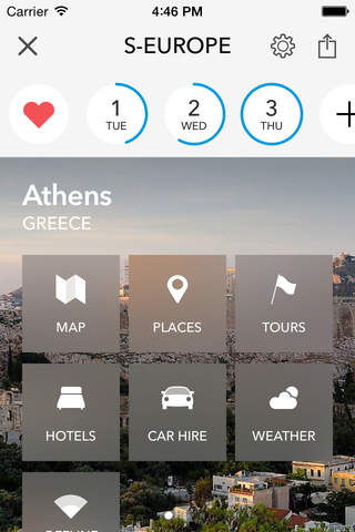 Greece and Cyprus Trip Planner, Travel Guide & Off - náhled