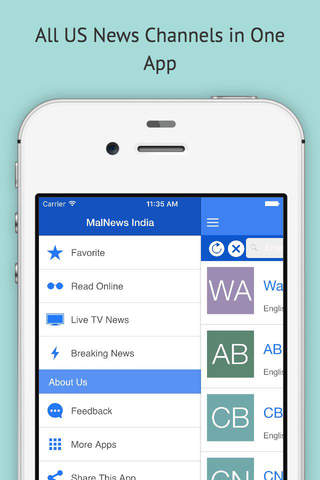 MalNews - US Live TV News Channels and Online News - náhled