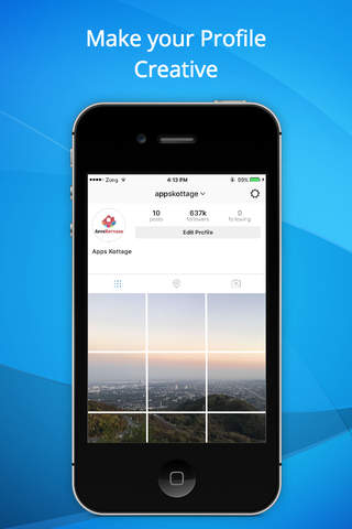 Gridy Pic for Instagram - Upload Pic in grid view  - náhled