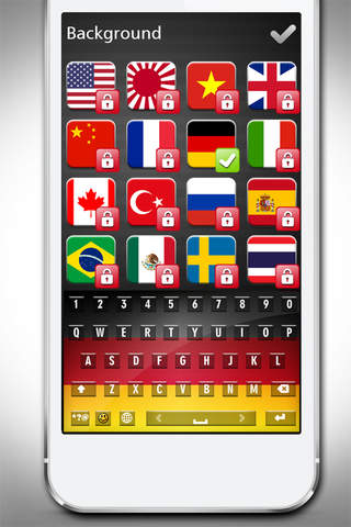 Inter.national Flag Keyboard.s - 2016 Country Flag - náhled
