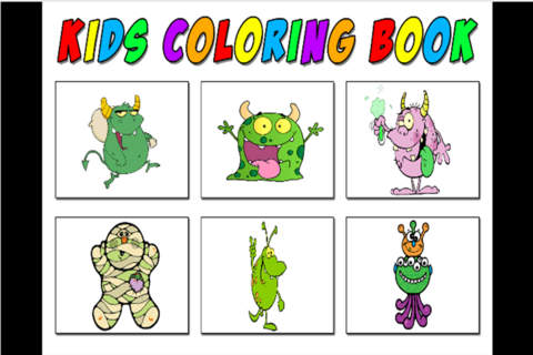 monster coloring book lite - My Apps Colorings Boo - náhled
