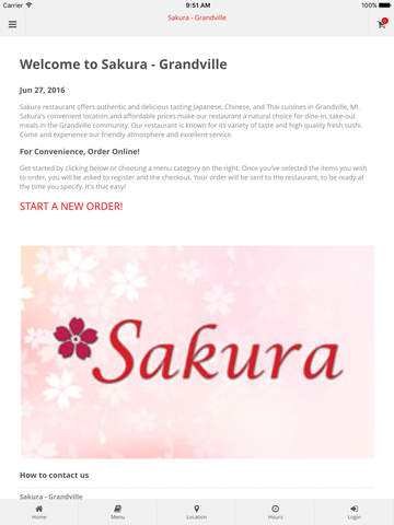 Sakura - Grandville Online Ordering - náhled