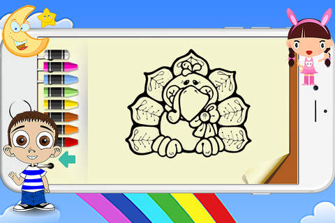 Happy Thanksgiving Greeting Coloring Book - Learn  - náhled
