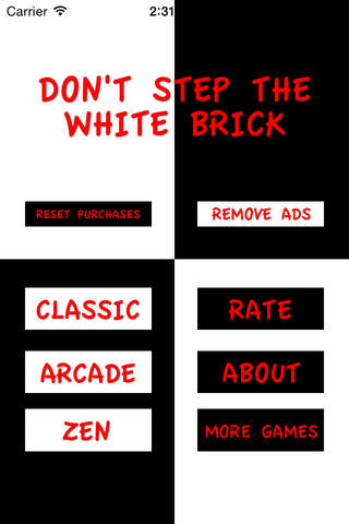 Don't Step The White Brick - Classic Edition - náhled