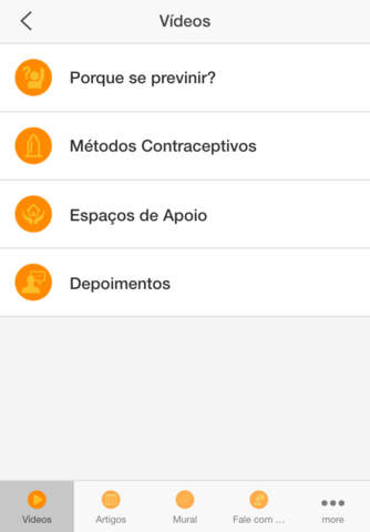 App Saúde Adolescente - náhled