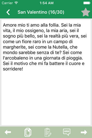 Cute SMS (Italian) - Send emotional message to the - náhled