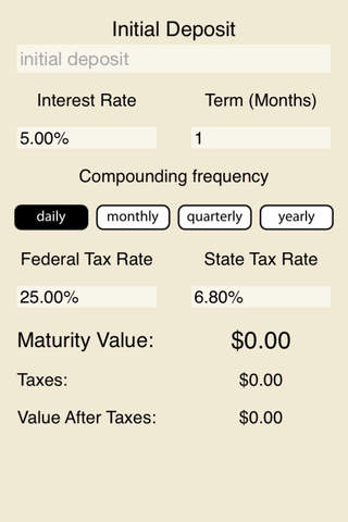 Bank Savings Deposit Calculator Free - náhled