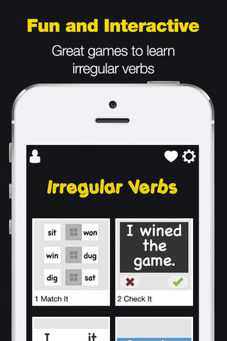 Irregular Verbs - English Grammar Games - náhled
