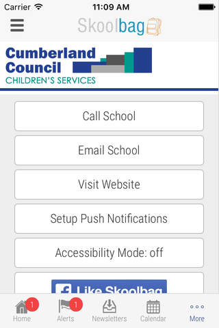Cumberland Council Children's Services - Skoolbag - náhled
