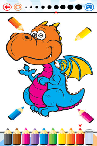 Dragon Dinosaur Coloring Book - Drawing and Painti - náhled