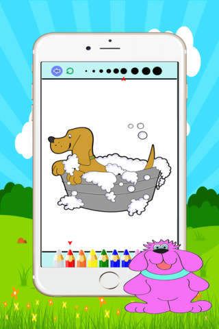 dog and cat coloring book : free printable colorin - náhled