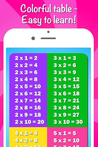 Icy Math Free - Multiplication times table for kid - náhled